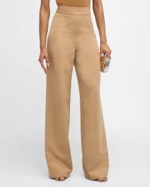 Sergio Hudson Tailored Wide-Leg Trousers at Neiman Marcus